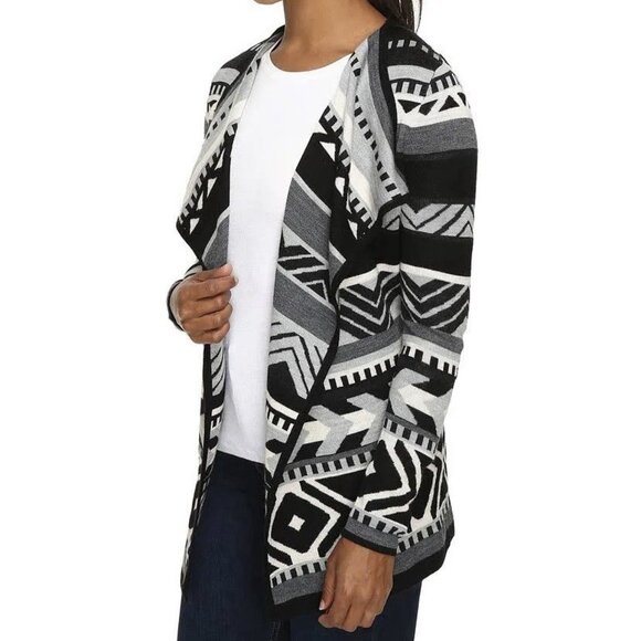 Smartwool Camp House Wrap Cardigan (Sz M) Southwestern Print Merino Wool Blend - Picture 1 of 8